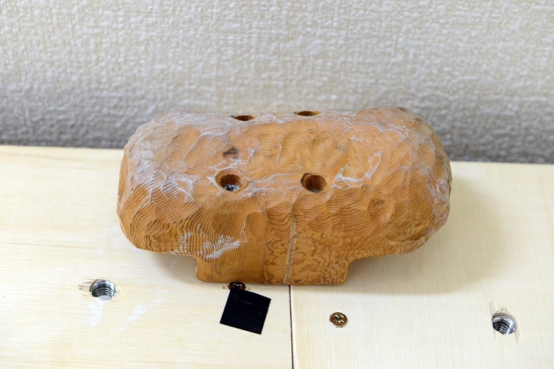 自作木製ホールド2 木製クライミングホールド】SYMMETRIC PINCH-2 6P | K.crimp 木製