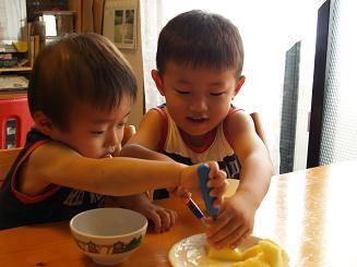 ぼくにもちょーだい!と取り合うくらいおいしかった。