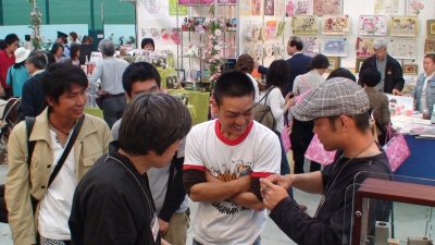岡山から東京まで足を運んでくださったお若い植木職人さん達