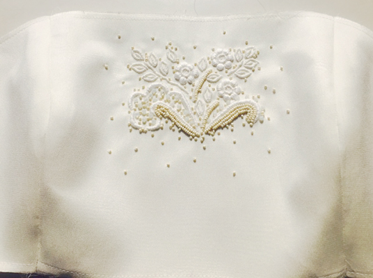 ビーズ刺繍 | HOSHI DRESS AND WEDDING // オーガニックコットンの ...