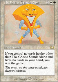 The Cheese Stands Alone