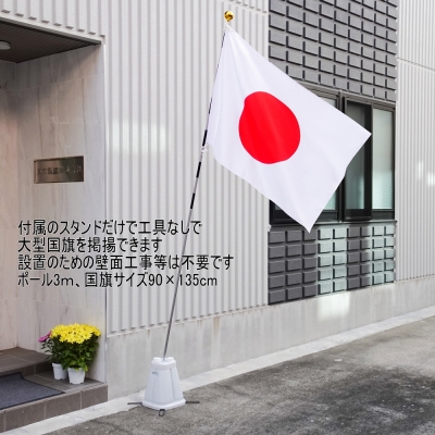 日本国旗セット 御国旗 日の丸 日章旗 旗 祝日 国旗セット 日の丸 旗