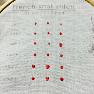 刺繍の基本 続く ランランルー