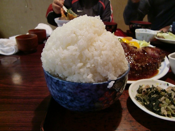 ご飯大盛り