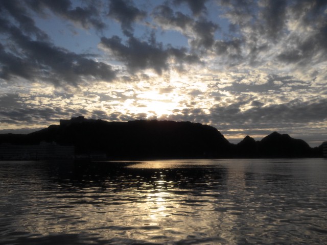 勝浦朝焼け