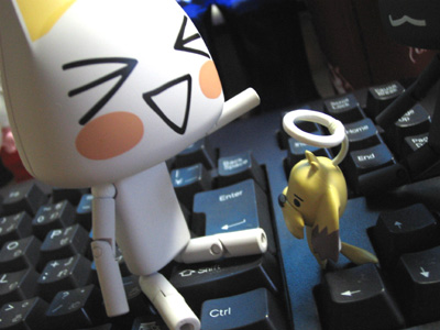 ちびくんとこんにちわなのにゃ!