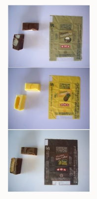 チロルチョコ アロハパック 断面