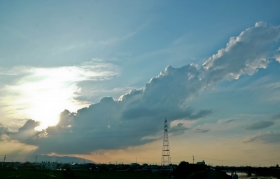 竜巻未満の雲