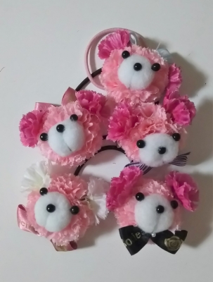 ヘアアクセサリー 造花 夏休み 子供