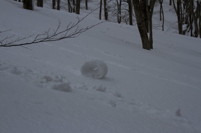 雪まくり