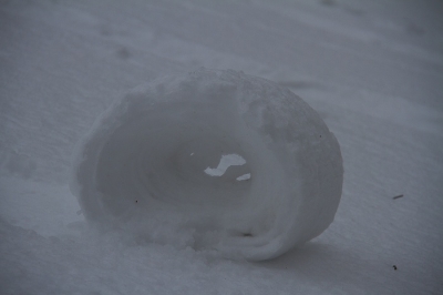 雪まくり