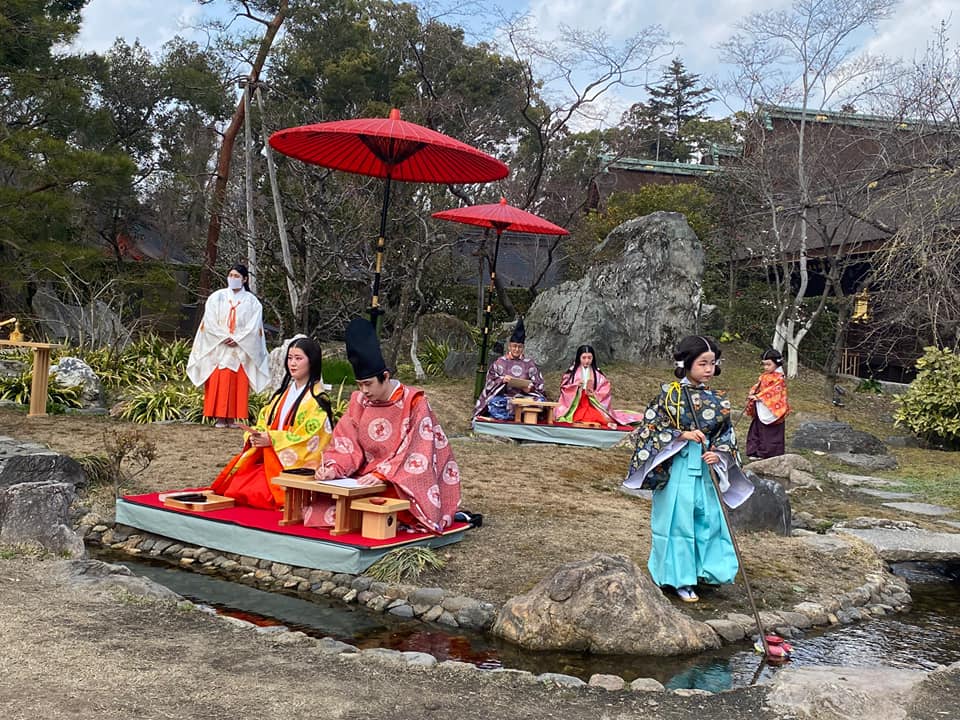 曲水の宴 | やわた走井餅老舗のブログ