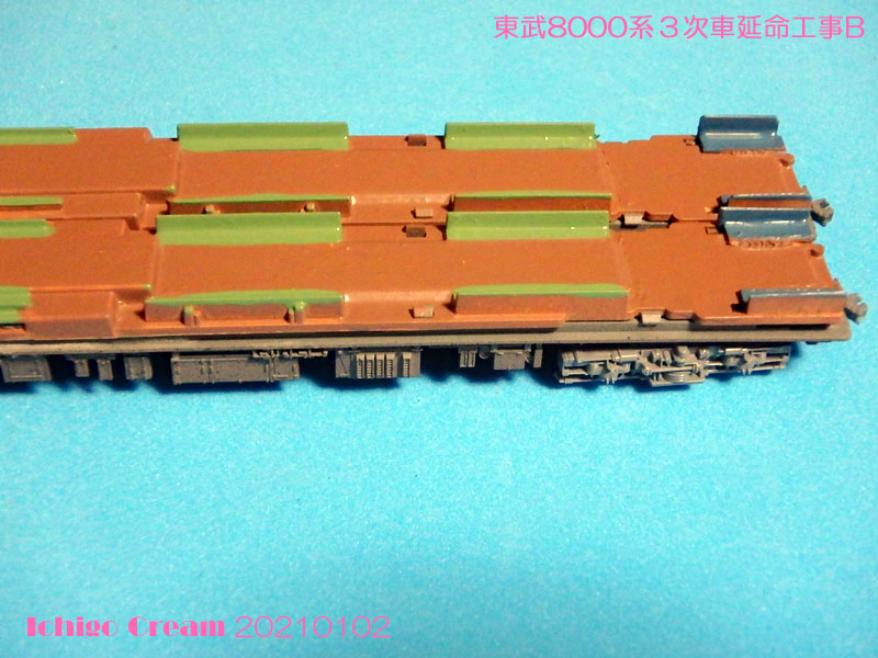 東武8000系延命工事後加工その2 | Ichigo Cream同人日記その2