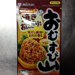クリックで少しだけ拡大表示! mizkan おむすび山 香ばし醤油味「焼きおにぎり風味」・・