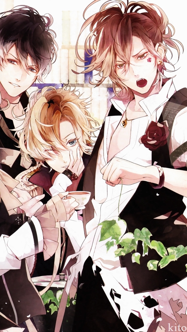 Diabolik Lovers More Blood B Slog12月号描き下ろし表紙 ルキ コウ ユーマ アズサ Repeated Tragedy