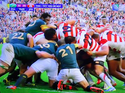 ラグビーワールドカップ 日本対南アフリカ 09