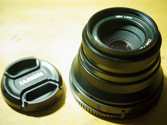 中華レンズ「NEWVi 25mm f1.8 単焦点レンズ Eマウント用」静止画、動画 