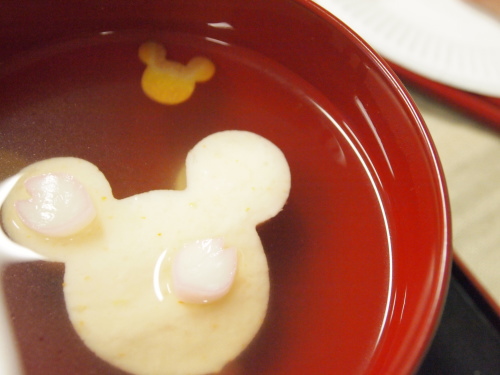 ディズニーせせち お吸い物