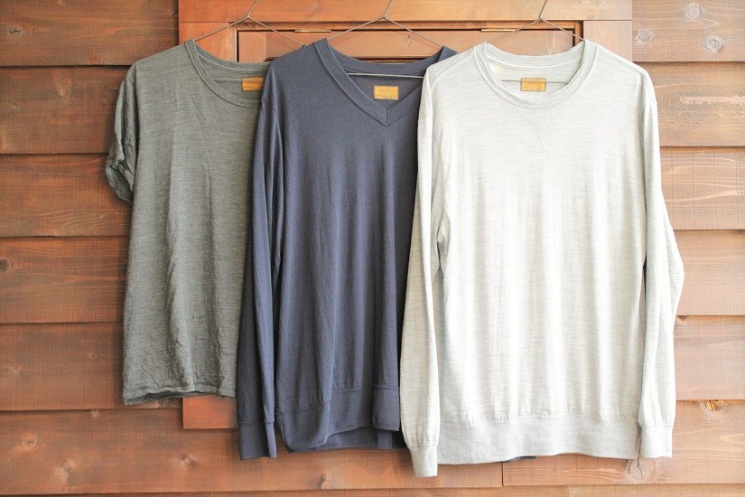 brown by 2-tacs baaヘンリーネックtシャツ BROWN by 2-tacs 