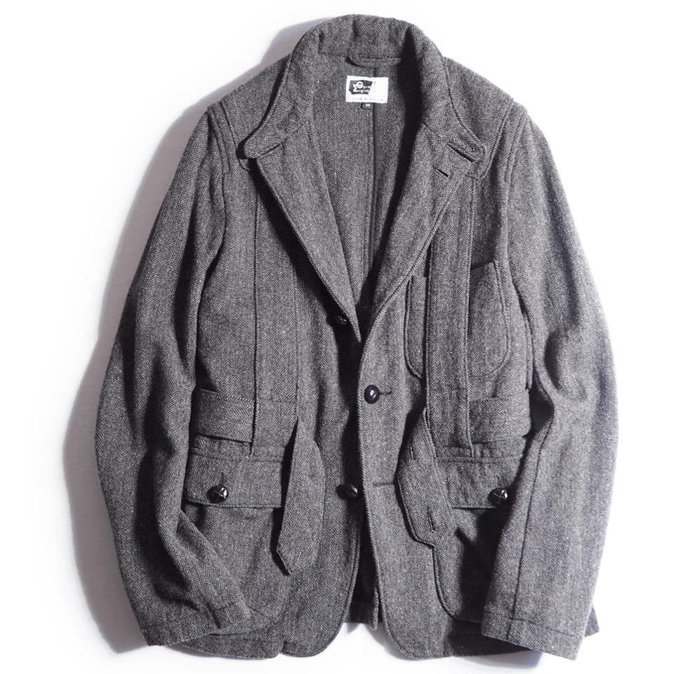 engineered garments ジャケット　コート　ヘリンボーン　M