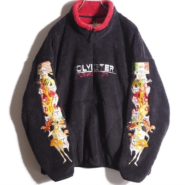 Doublet ダブレット FLEECE HALF-ZIP PULL OVER