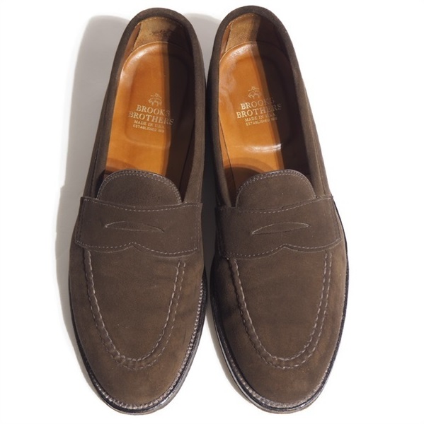 新入荷商品 ブルックスブラザーズ Alden オールデン製 スエード