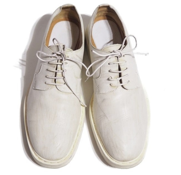 新入荷商品 Maison Martin Margiela 22 ペンキ加工 レザーシューズ ...