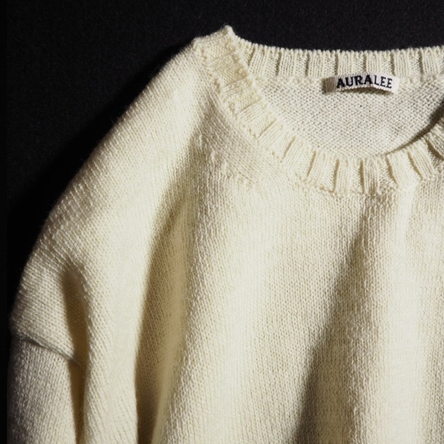 新入荷商品 AURALEE オーラリー UNEVEN WOOL CORD KNIT P/O オーバー ...