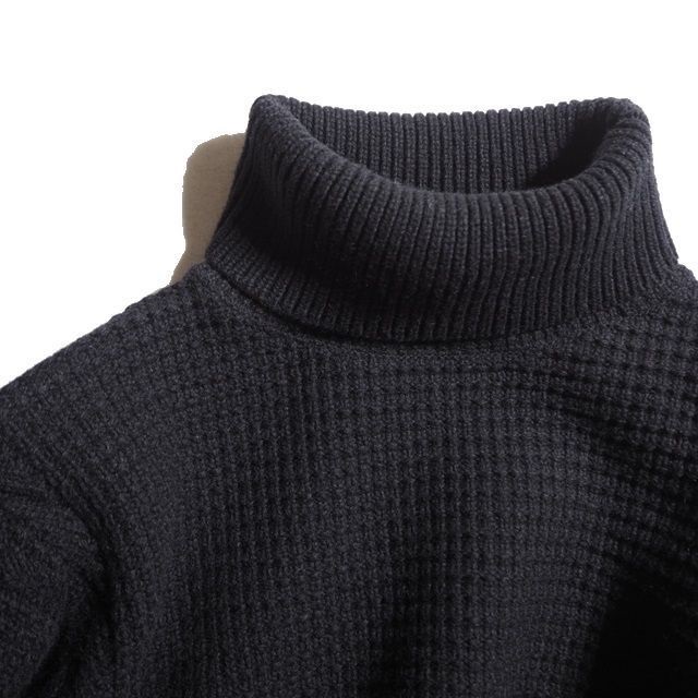 yashiki ヤシキ グレー 厚手 タートルネック ニット（新入荷商品 