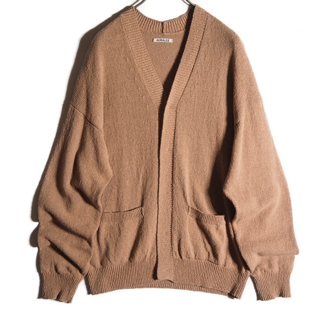 新入荷商品 AURALEE オーラリー CORKSCREW YARN KNIT CARDIGAN ...