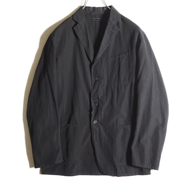 COMOLI 21AW ＣＷ裏毛スナップジャケット　ネイビー　サイズ2 COMOLI 21AW 賢く CW裏毛スナップジャケット ネイビー サイズ2