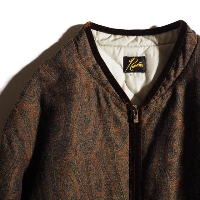 Needles ニードルス Piping Quilt Jacket Pe C/W Jaquard Paisley 中綿