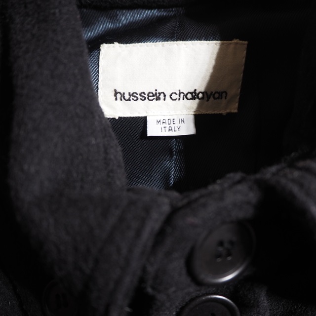 新入荷商品 hussein chalayan フセインチャラヤン シャツ型 メルトン 