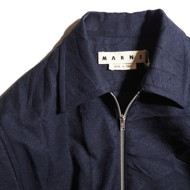 新入荷商品 MARNI マルニ 19AW シワ加工 ジップジャケット ブルゾン