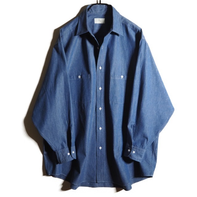 HERILL CASHMERE CHAMBRAY WORK SHIRTS 3 - シャツ