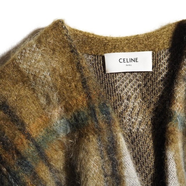 CELINE セリーヌ オム 20AW CARDIGAN IN BRUSHED MOHAIR モヘア ...