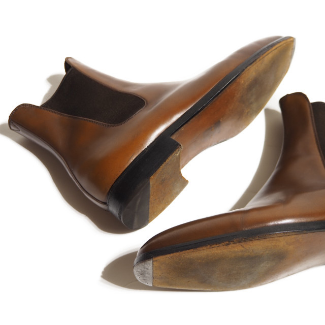 J.M. WESTON ウエストン 705 チェルシーブーツ ブラウン 9D/27.5cm