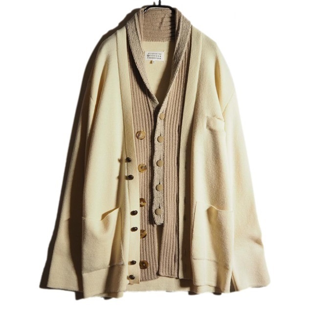 美品 17aw Maison Margiela ドッキングカーディガン Sサイズ