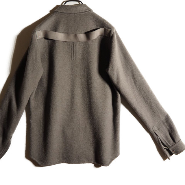 Rick Owens リックオウエンス 19AW LARRY OUTER SHIRTS ダブルフェイス ...