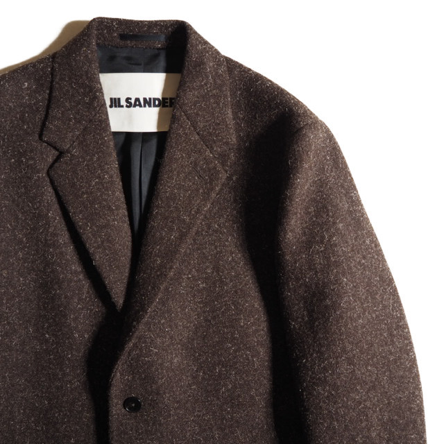 JIL SANDER ジルサンダー 19AW ウール メルトン チェスターコート ...