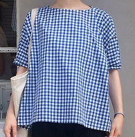 ハーフリネン check&amp;stripe パターン164 CHECK STRIPE - 未使用 check stripe ハーフリネンデニムの通販 by mamu s shop チェックアンドストライプ なら