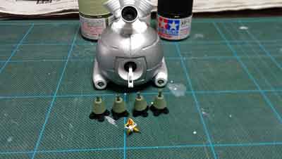 プラモデル「1/144 連邦軍量産型モビルスーツ ボール」（改造