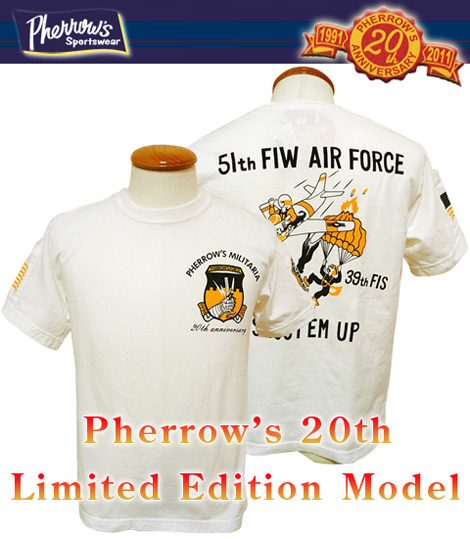Pherrow's（フェローズ） 11S-PPT-20th 20周年記念限定Tシャツ | Lua-Blog