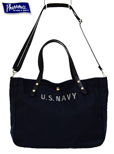 Pherrow's PSBG-NAVY カウレザートートバッグ [ U.S.NAVY ] | Lua-Blog