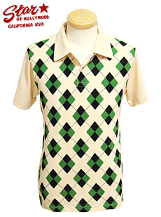 ファッション姫 通販 STAR OF Lua-Blog | ] ARGYLE [ SHIRTS POLO SH76179 HOLLYWOOD トップス