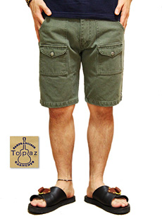 TOPAZ ȥѡTB-115DOBBY CORD BUSH SHORTS ֥å奷硼