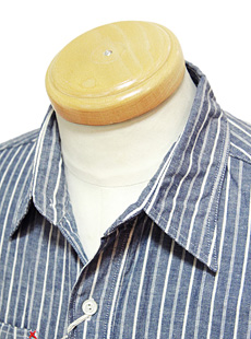 Sugar Cane Light 奬饤ȡSC26455COTTON/LINEN STRIPE WORK SHIRTS åȥͥ󥹥ȥ饤ץ