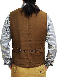 SUGAR CANE SC13132 【 9oz. 】 MOLESKIN WORK VEST 再入荷！ | Lua-Blog