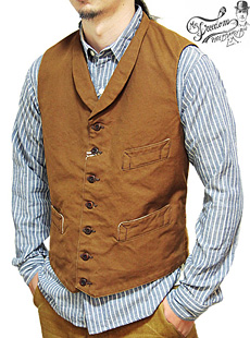 SUGAR CANE × Mister Freedom SC12925 【 13oz. 】 Brown Canvas “EL