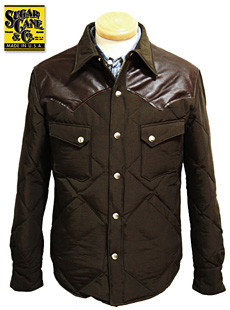 SUGAR CANE SC12833 LEATHER YOKE WESTERN DOWN JACKET | Lua-Blog